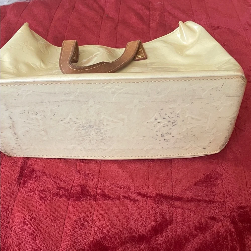 Louis Vuitton Cream and Brown MINI Tote Bag - Picture 5 of 5